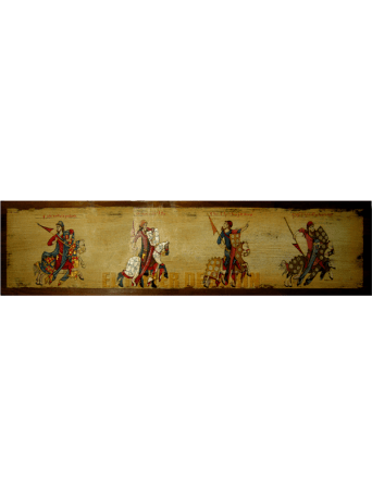 CUATRO CABALLEROS DE LA COFRADÍA DE SANTIAGO